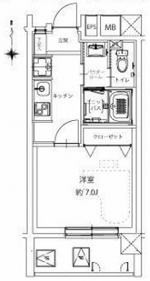 小平市小川町1丁目楽器可（防音・24時間演奏・グランドピアノ・弦管楽器・声楽・DTM）マンション 間取り