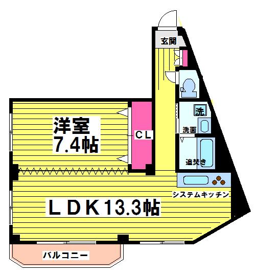 チェリーブロッサムビル　 間取り