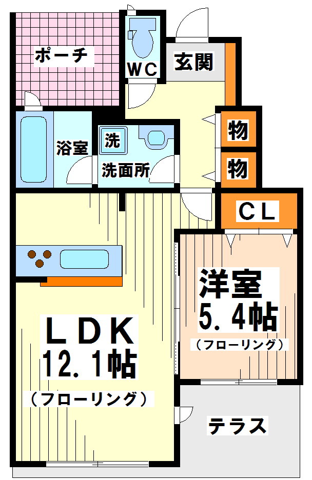 サントル上北沢 間取り