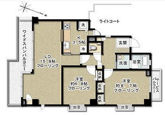 世田谷区成城5丁目楽器可（ピアノ・弦管楽器・声楽・DTM）マンション 間取り
