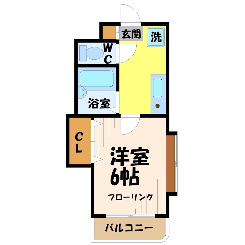 クレッセント柴崎 間取り