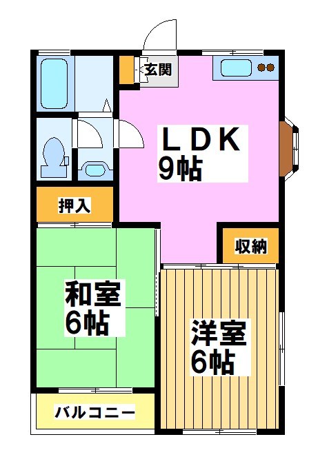 ローズマンション高山 間取り