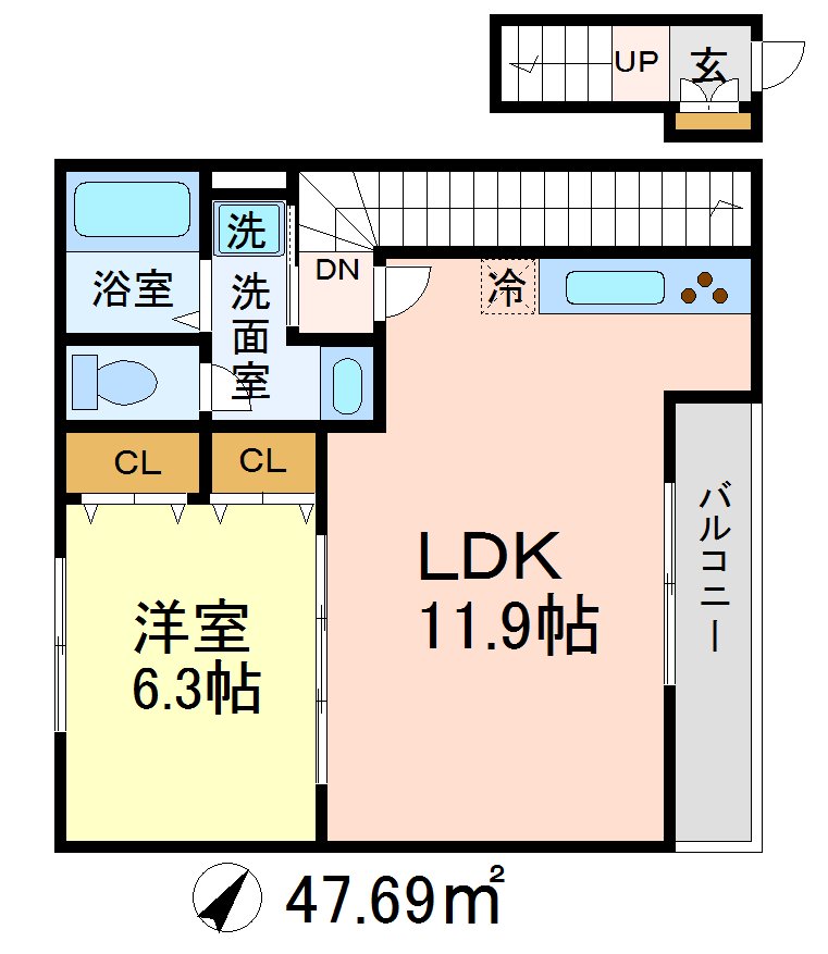 Kハウス 間取り図