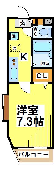 東京都調布市多摩川３丁目 間取り