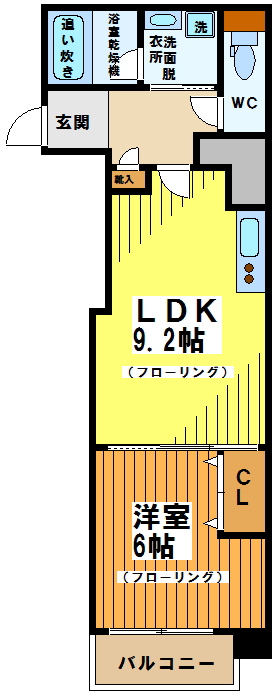 NSアパートメント 間取り図