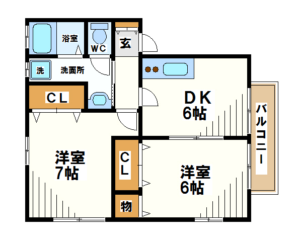 ハウス池亀10号館 間取り