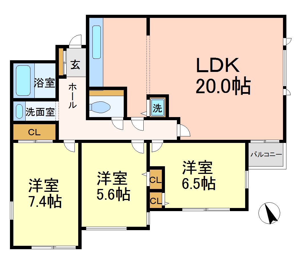 リズ松原Ⅱ 間取り