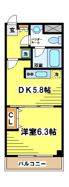 東京都調布市仙川町３丁目 間取り