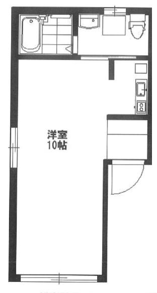 新宿区市谷薬王寺町楽器可(ピアノ・弦楽器)マンション 間取り