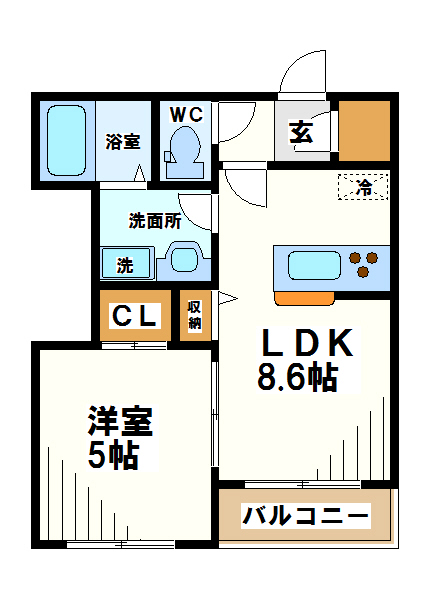 エルミタージュ桜上水 間取り