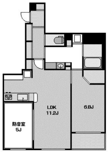 江東区東陽2丁目楽器可（防音・ピアノ・弦/管楽器・声楽・DTM）マンション 間取り