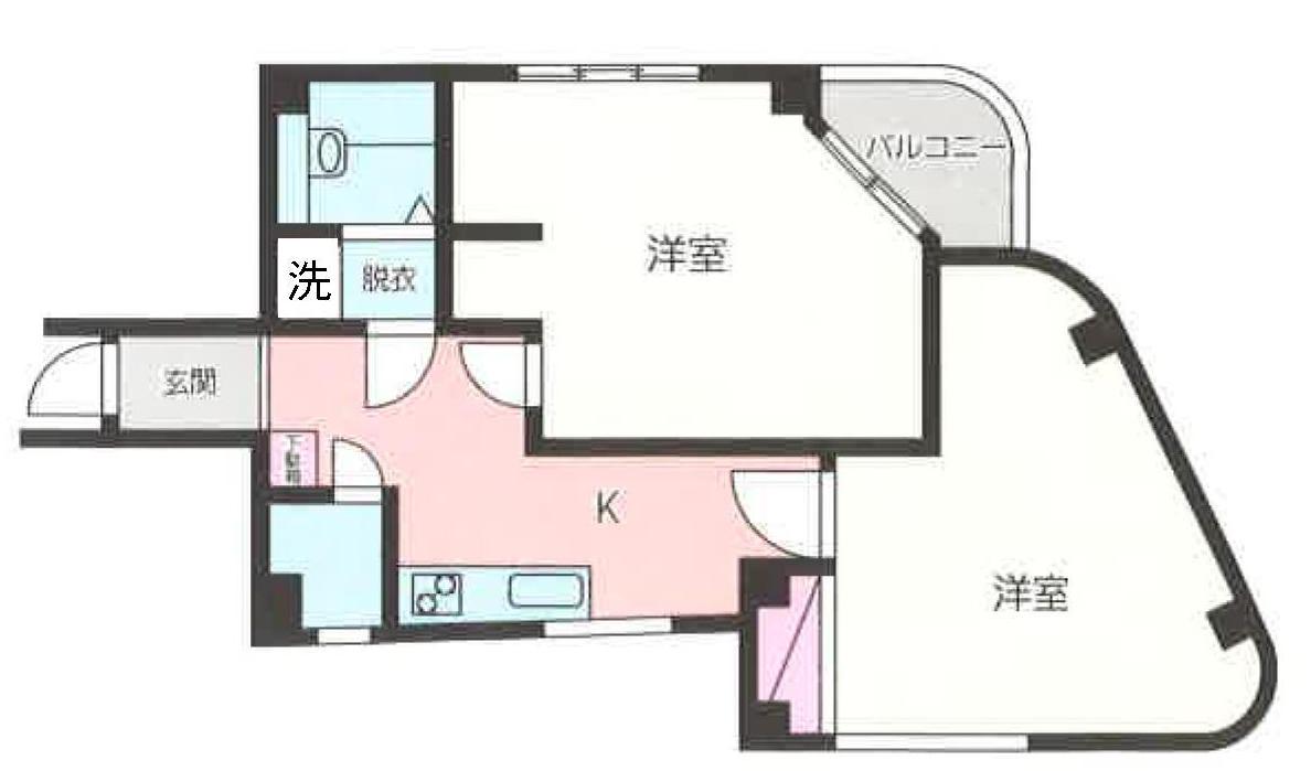練馬区東大泉1丁目楽器可（グランドピアノ・弦楽器・声楽・DTM）マンション 間取り