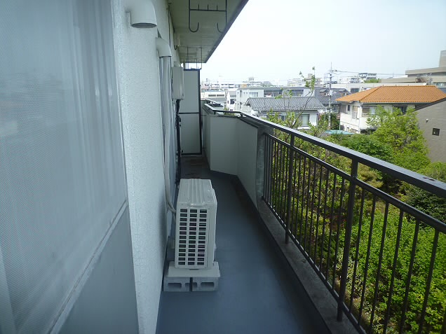 調布第2コーポラス ベランダ