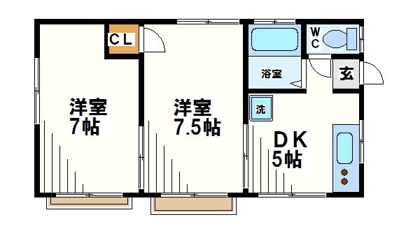 東京都世田谷区粕谷３丁目 間取り