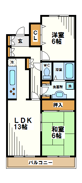 東京都世田谷区南烏山１丁目 間取り