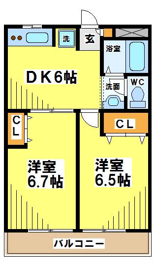 エリントン　 間取り