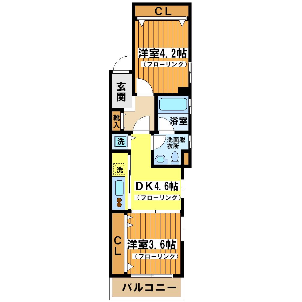 栄和レジデンスⅠ 間取り