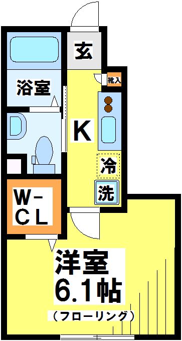 ミハス調布菊野台 105号室 間取り