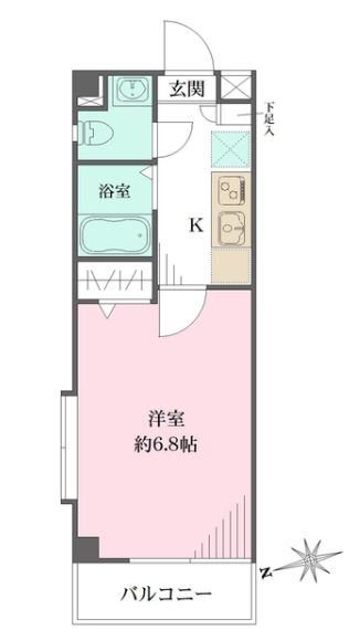 AZUメゾン西荻窪 間取り