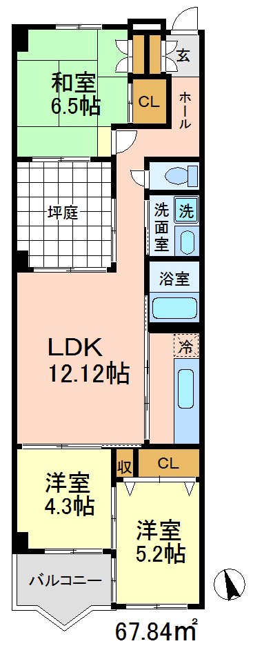 パルファム経堂 間取り