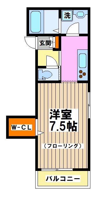 ブォーナフォルトゥーナ西荻 間取り