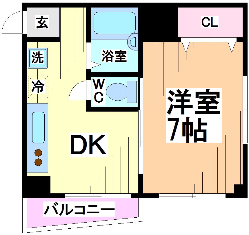 ハイツ笹塚 間取り
