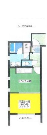 練馬区小竹町2丁目楽器可（ピアノ・弦木管楽器）マンション 間取り