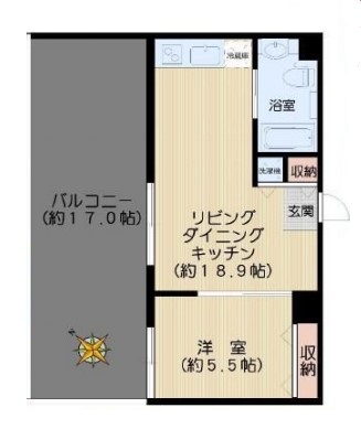 文京区千石3丁目楽器可（ピアノ・弦楽器・DTM）マンション 間取り