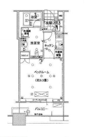 荒川区西日暮里2丁目楽器可（グランドピアノ・弦管楽器・DTM）マンション 間取り