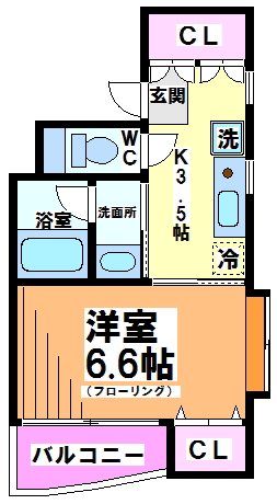 メゾンアライ五番館 間取り