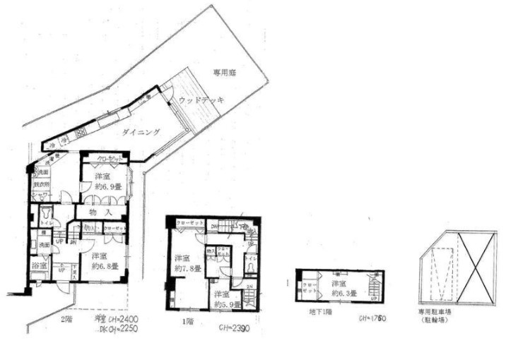 横浜市港北区日吉本町（ピアノ・弦管楽器・声楽・DTM）マンション 間取り
