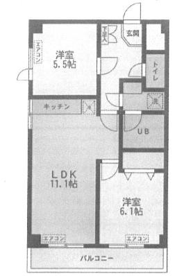 品川区西五反田2丁目楽器可（ピアノ・弦楽器）マンション 間取り