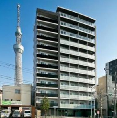 墨田区向島1丁目楽器可(ピアノ・弦楽器)マンション 外観