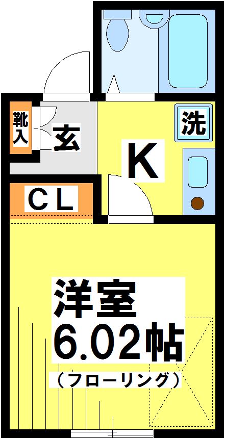 Ｍフラッツ 101号室 間取り