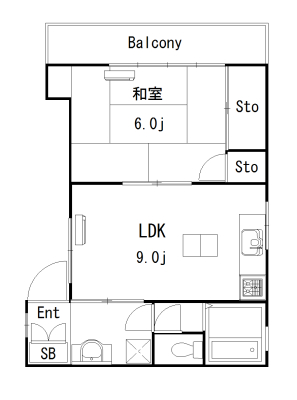 コーポ上野 間取り
