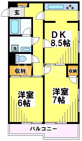 フローレンス井上 間取り図