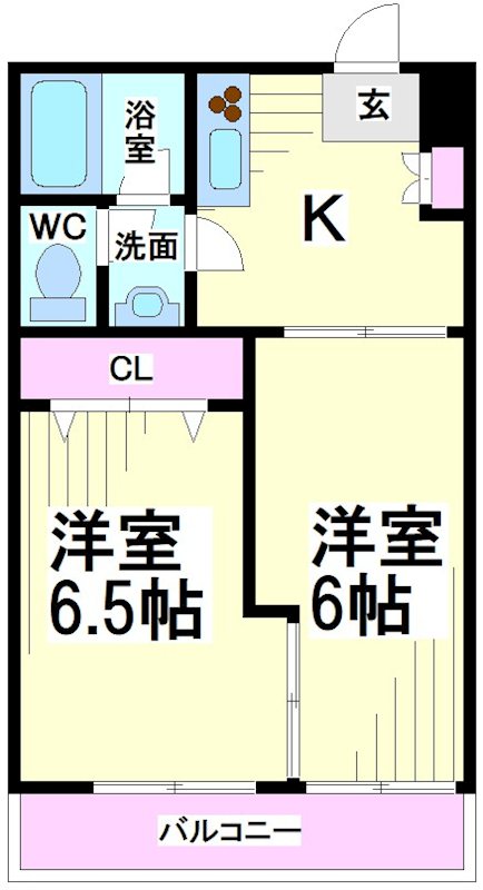 リッツ幡ヶ谷 間取り