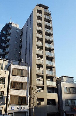 中央区築地3丁目楽器可(アップライトピアノ・弦楽器)マンション 外観