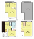 三鷹市上連雀4丁目楽器可（グランドピアノ・管弦楽器・声楽・DTM）タウンハウス 間取り