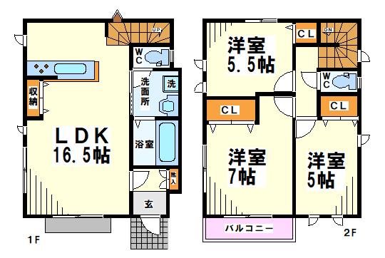 K'S　SQUARE N3号室 間取り