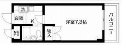 北区田端3丁目楽器可（ピアノ・管弦楽器・DTM）マンション 間取り