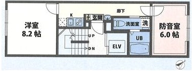 中央区新川1丁目楽器可(防音・24時間演奏・グランドピアノ・管弦楽器・声楽)マンション 間取り