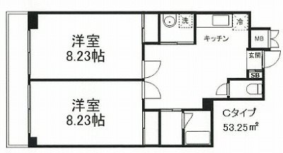 豊島区池袋2丁目楽器(グランドピアノ・弦・管楽器・声楽)マンション 間取り