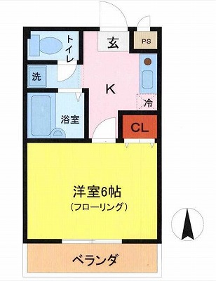 練馬区小竹町1丁目楽器可（グランドピアノ・弦木管楽器）女性限定マンション 間取り