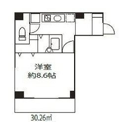 豊島区雑司が谷1丁目楽器可(防音・グランドピアノ・弦楽器・声楽)マンション 間取り
