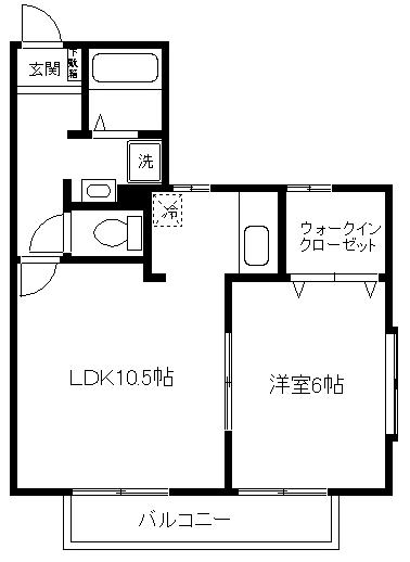 メゾンコンフォール 間取り図