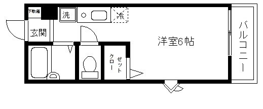 ガーデンフラットⅠ 間取り図