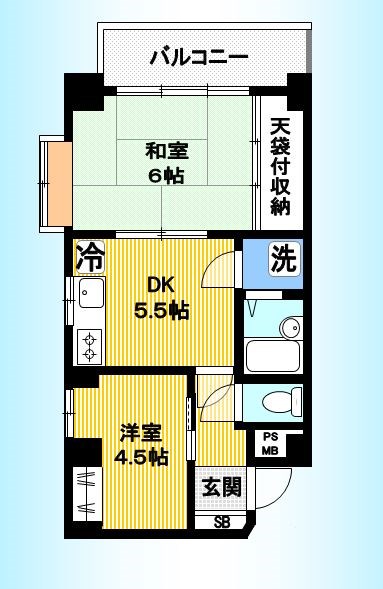サンローゼ津田 間取り図