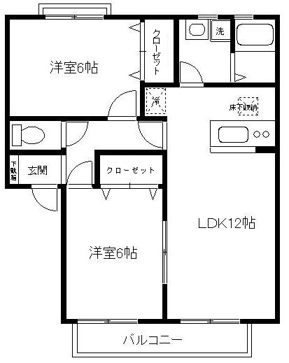 アランパル石作 間取り図