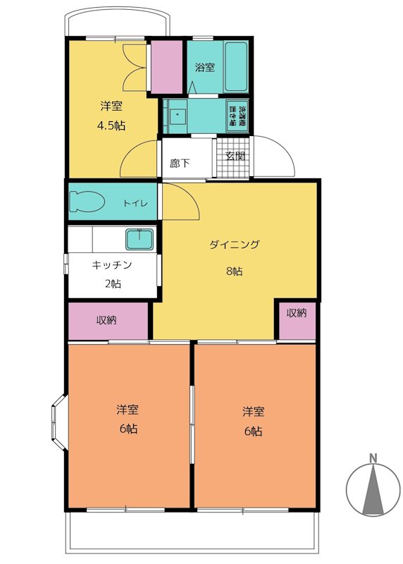 ルミエール湘南 間取り図